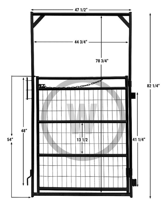 4' Mesh Frame Gate