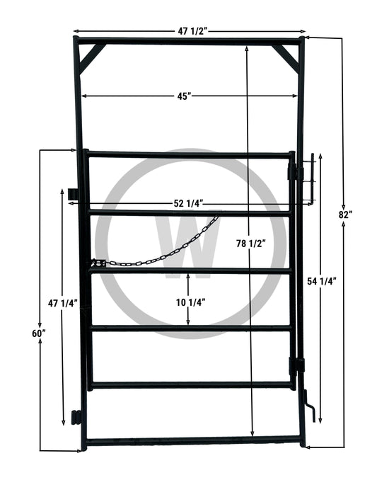4' Light Duty Gate